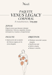 Paquete Venus Legacy Corporal