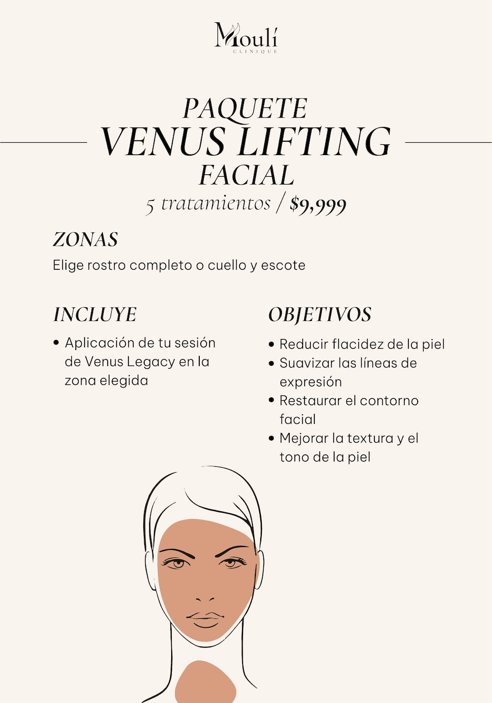 Paquete Venus Lifting Facial